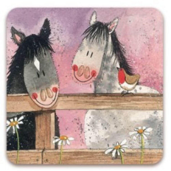 Alex Clark Coaster - Horse Whispers - Potters Cookshop