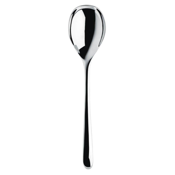 Robert Welch Signature Deep Bowl Solid Serving Spoon - Polished - Potters Cookshop