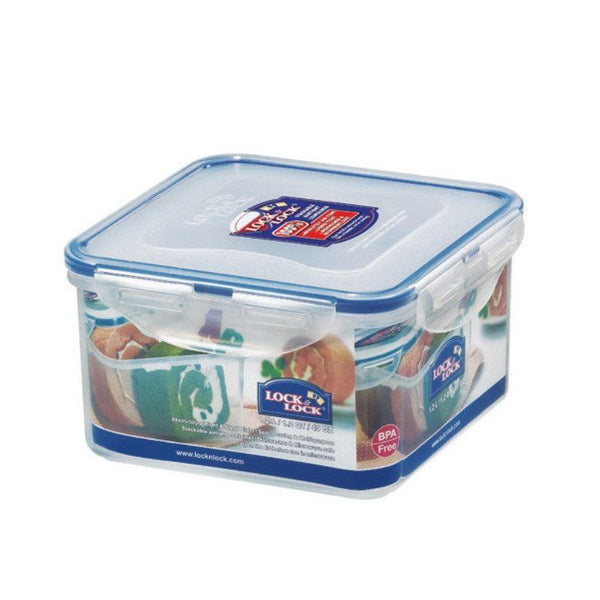 HPL822D Lock & Lock Square Food Container - 1.2 Litre