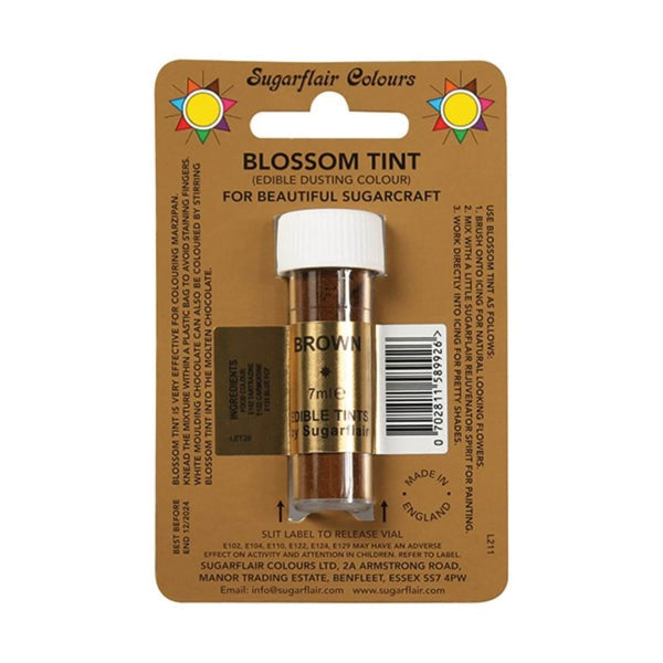 Sugarflair Edible Blossom Tint Dusting - Brown