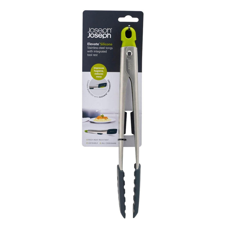 Joseph Joseph Elevate Silicone Stainless Steel Tongs - Potters Cookshop