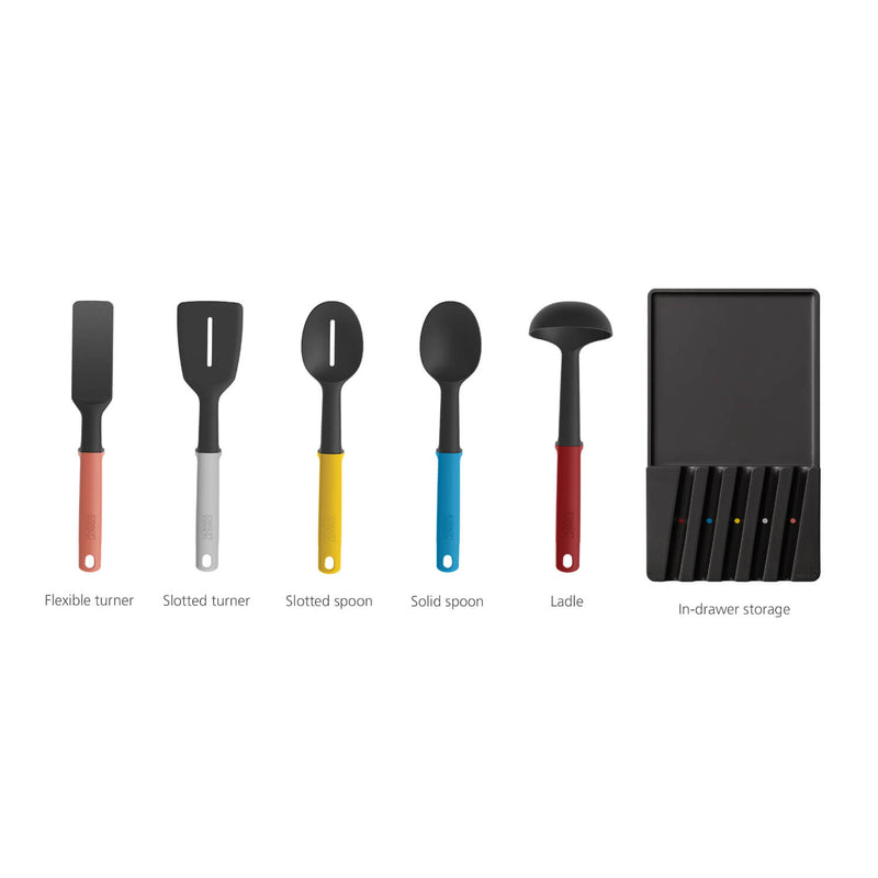 Joseph Joseph 5 Piece Elevate In-Drawer Utensil Set