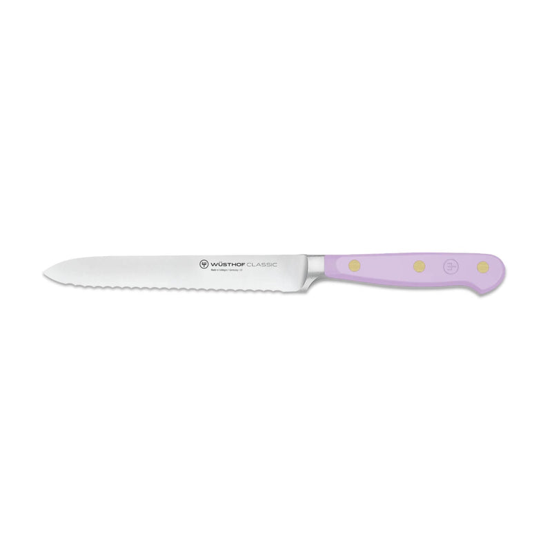 Wusthof Classic 14cm Serrated Utility Knife - Purple Yam