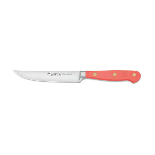 Wusthof Classic 12cm Steak Knife - Coral Peach