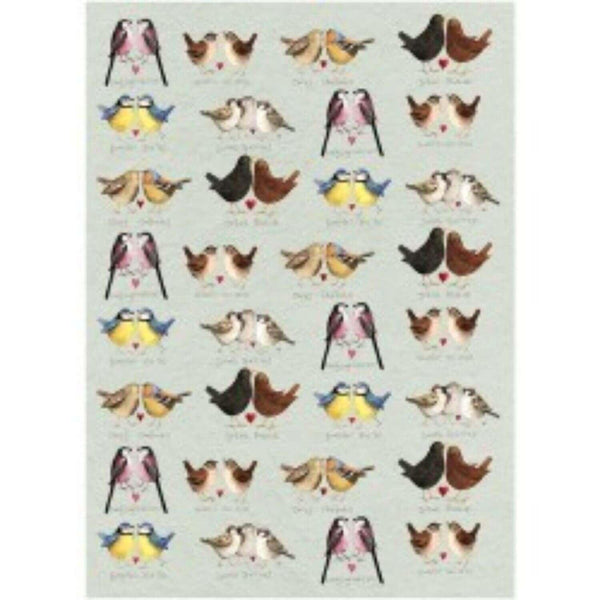 Alex Clark Tea Towel - Beautiful Birds - Potters Cookshop