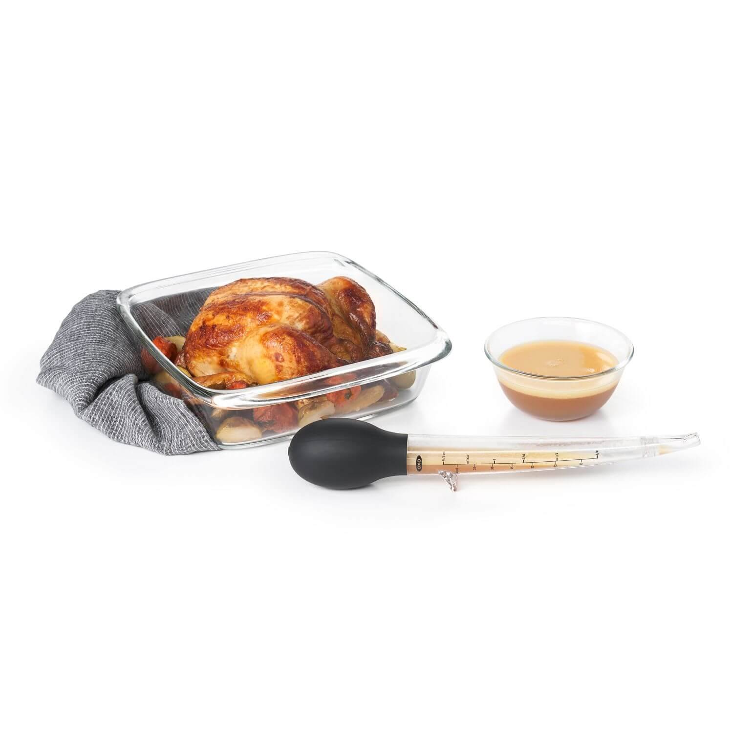 Buy OXO Good Grips | Angled Baster With Cleaning Brush – Potters Cookshop