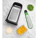 OXO Good Grips Etched Box Grater With Removable Zester - Potters Cookshop