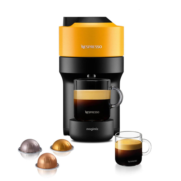 Magimix 11735 Nespresso Vertuo Pop Coffee Machine - Yellow
