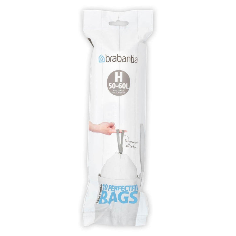 Brabantia PerfectFit Code H Bin Liners - 50 Litre - Potters Cookshop