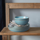 Denby 12-Piece Coupe Dinnerware Set - Azure Haze