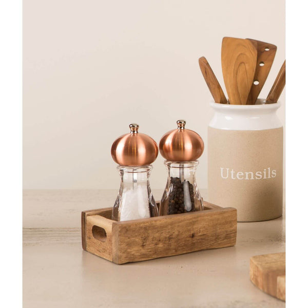 T&G Globe 15cm Salt Mill - Copper