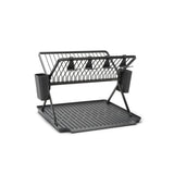 Brabantia SinkSide Dark Grey Foldable Dish Rack - Large - Potters Cookshop