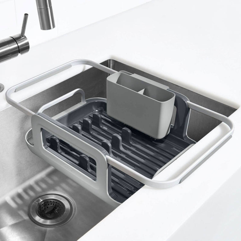 OXO Good Grips Over-The-Sink Aluminium Dish Rack - Potters Cookshop