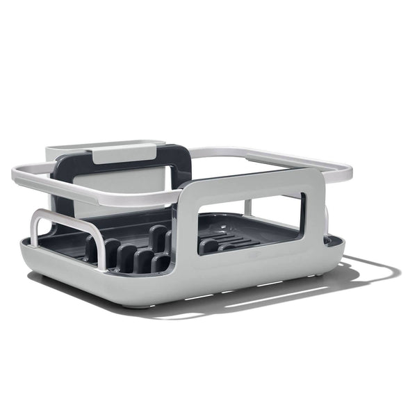 OXO Good Grips Over-The-Sink Aluminium Dish Rack - Potters Cookshop