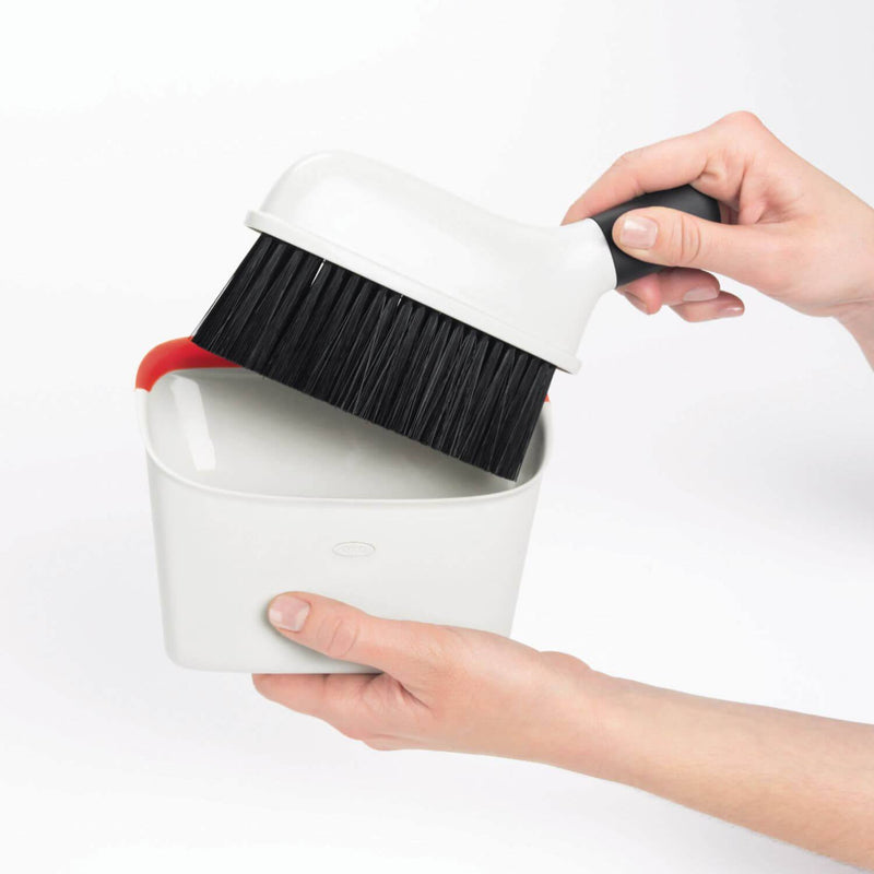 OXO Good Grips Compact Dustpan & Brush Set - Potters Cookshop