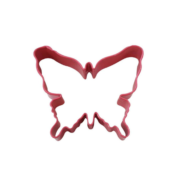 Creative Party Poly-Resin Coated Cookie Cutter Pink Butterfly - Potters Cookshop