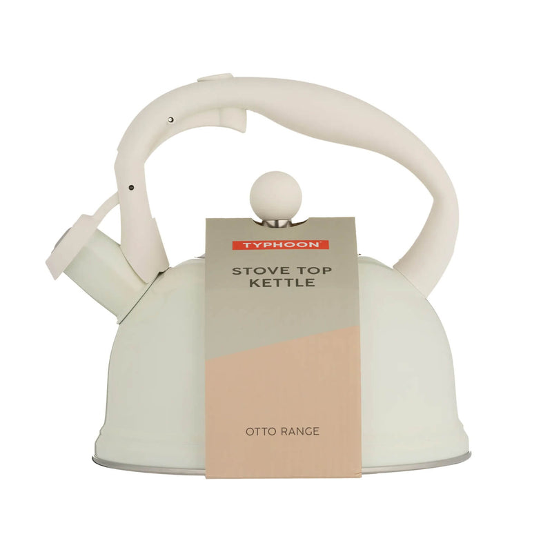 Typhoon 1.8 Litre Stovetop Kettle - Otto Cream