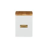 Typhoon Square Coffee Canister - Otto White