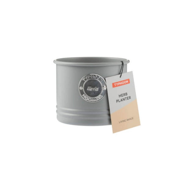 Typhoon Living Herb Planter - Grey