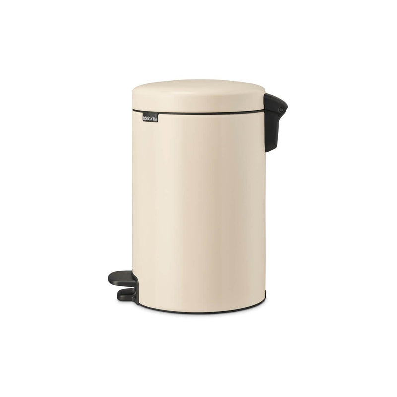 Brabantia NewIcon 12 Litre Pedal Bin - Soft Beige - Potters Cookshop