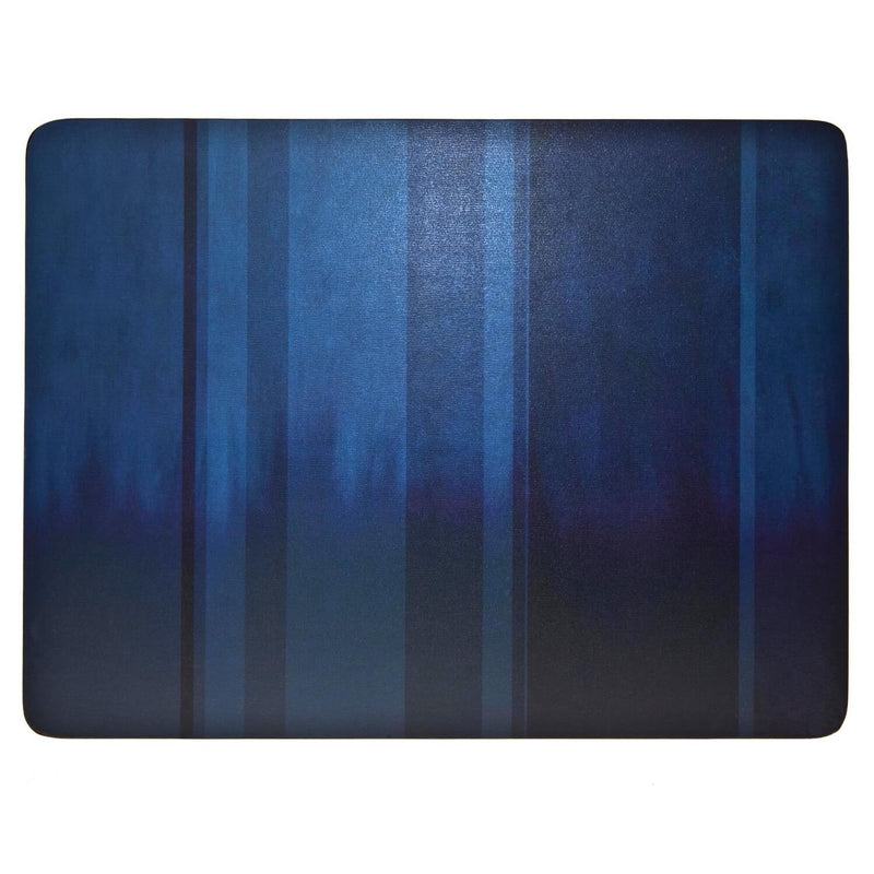 Denby Pottery Colours 12 Piece Placemat & Coaster Set - Blue