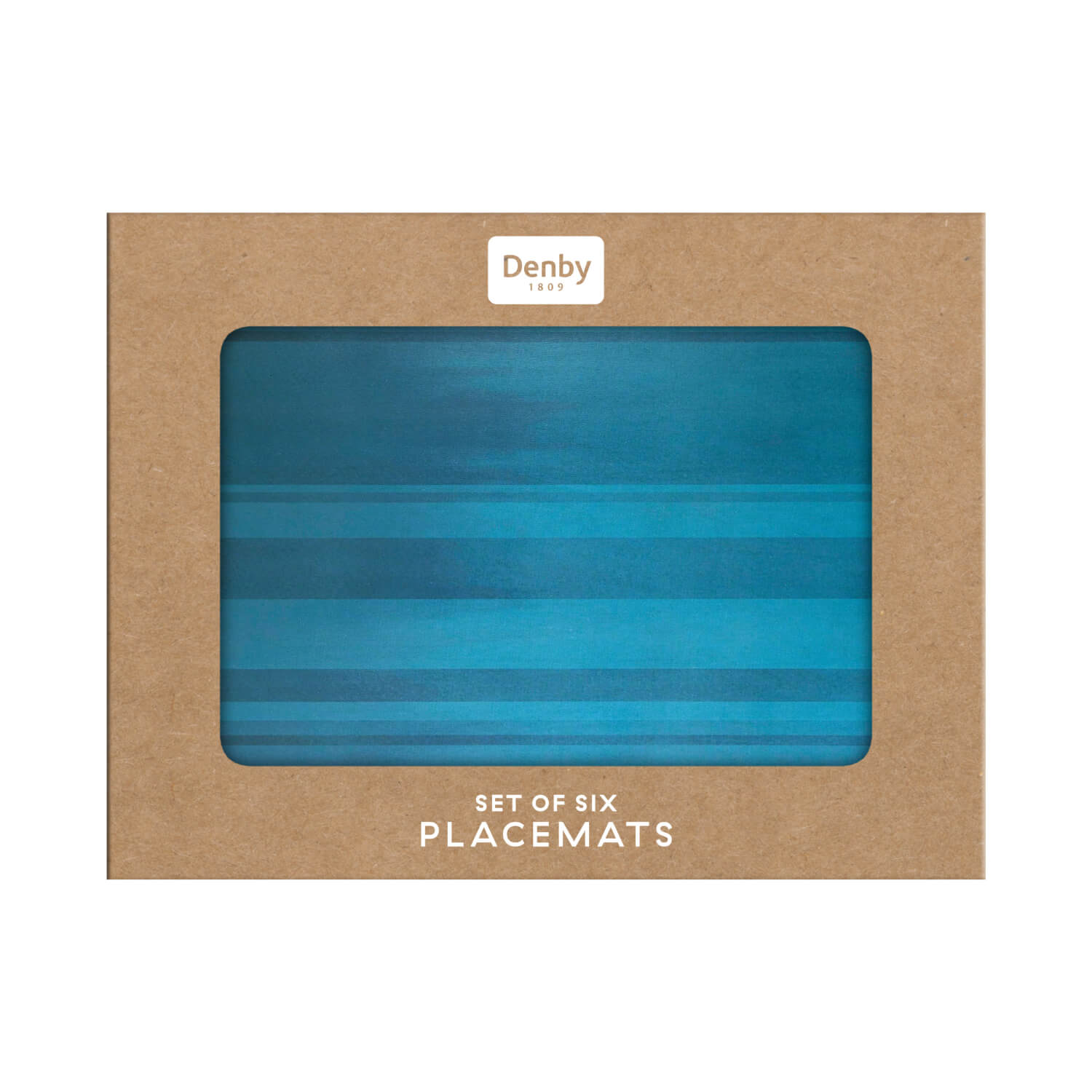 Buy Denby Colours 6 Piece Placemat Set Turquoise Potters