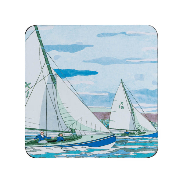 Denby 6-Piece Coaster Set - Sailing