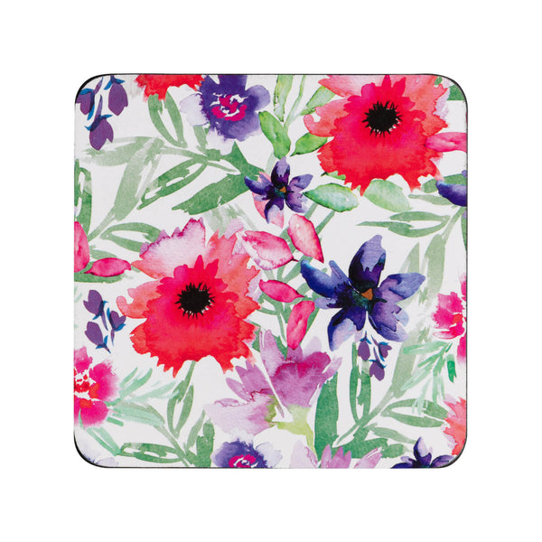 Denby 6-Piece Coaster Set - Water Colour Floral