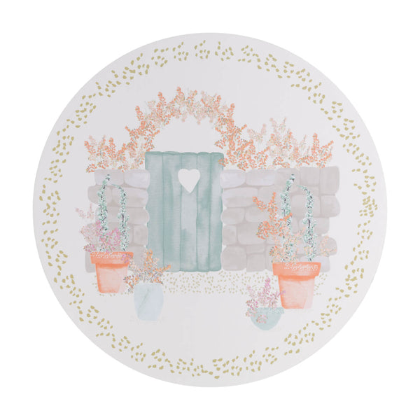 Denby 6-Piece Round Placemat Set - Walled Garden