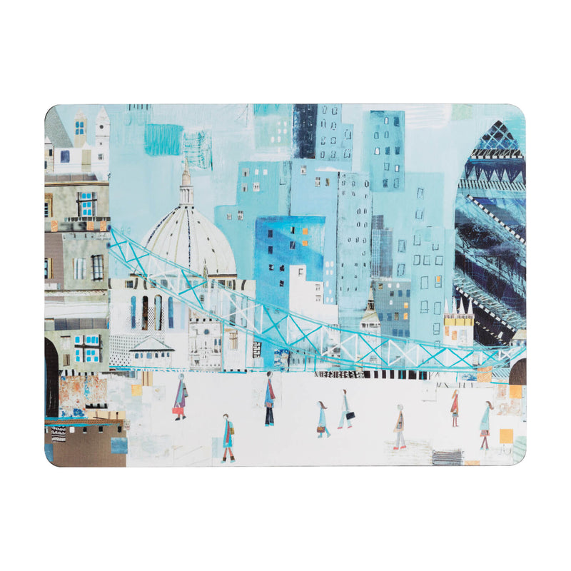 Denby 6-Piece Placemat Set - London Scene