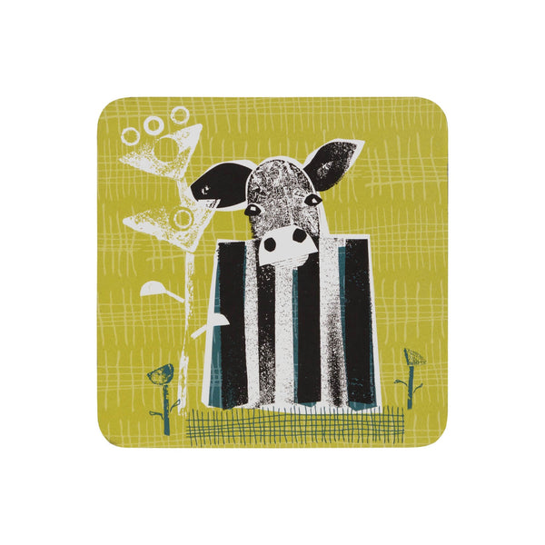 Denby 6 Piece Coaster Set - Cow