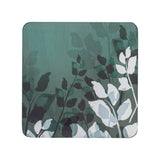 Denby Pottery Colours 12 Piece Placemat & Coaster Set - Green Foliage