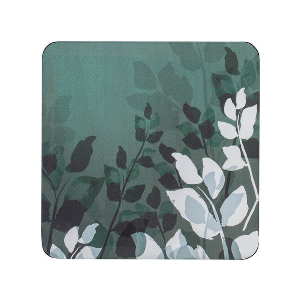 Denby Colours 6 Piece Coaster Set - Green Foliage