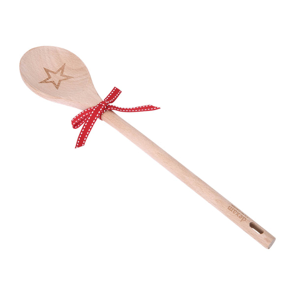 Dexam Christmas Star Beechwood Wooden Spoon