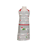 Scion Mr Fox 100% Cotton Christmas Children's Apron - Grey