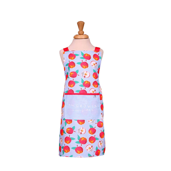 RHS Home Grown Apples RPET Childrens Apron - Blue - Potters Cookshop