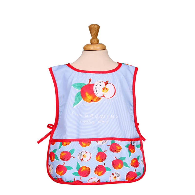 RHS Home Grown Apples Childrens RPET Messy Play Apron - Blue - Potters Cookshop
