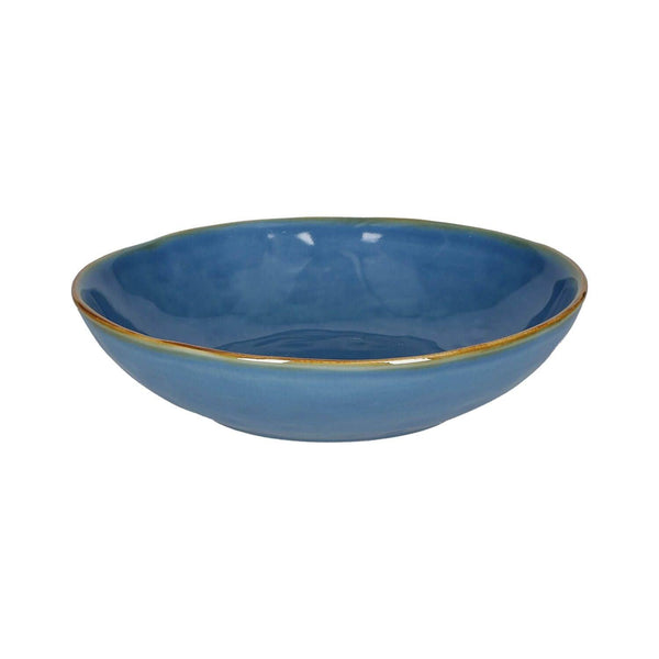 Rose & Tulipani Concerto Blu Avio Blue Soup Plate - 21cm - Potters Cookshop