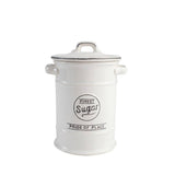 Pride of Place Vintage Sugar Jar - White - Potters Cookshop