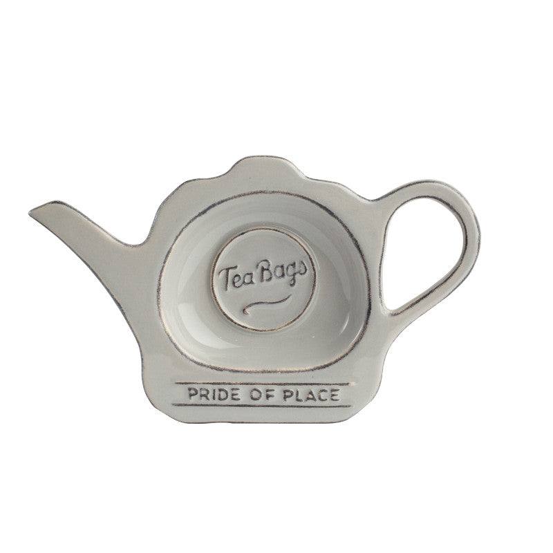 Pride of Place Vintage Tea Bag Tidy - Grey - Potters Cookshop