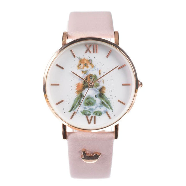 Wrendale Designs Leather Watch - Piggy In The Middle