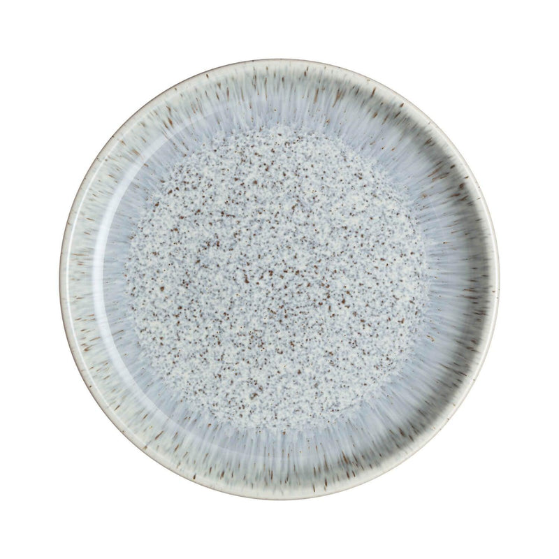 Denby Halo Speckle Medium Coupe Plate - 21cm - Potters Cookshop