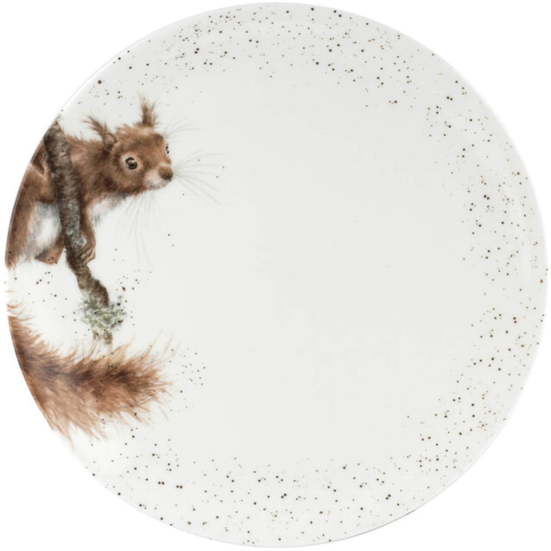 Royal Worcester Wrendale China Coupe Dinner Plate - Squirrel