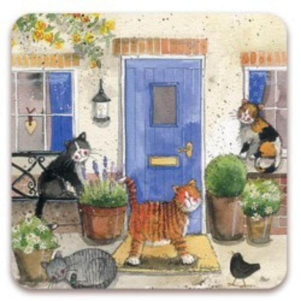 Alex Clark Coaster - New Cats Chorus - Potters Cookshop