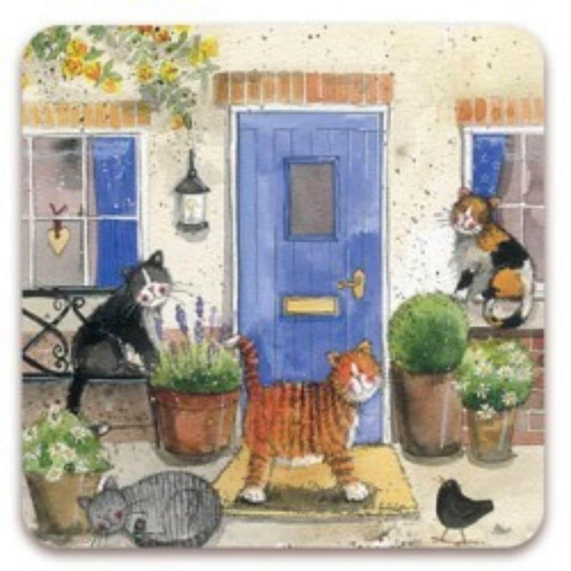 Alex Clark Coaster - New Cats Chorus - Potters Cookshop