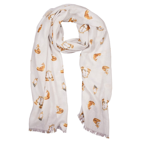 Wrendale Designs Scarf - Born to be Wild Fox