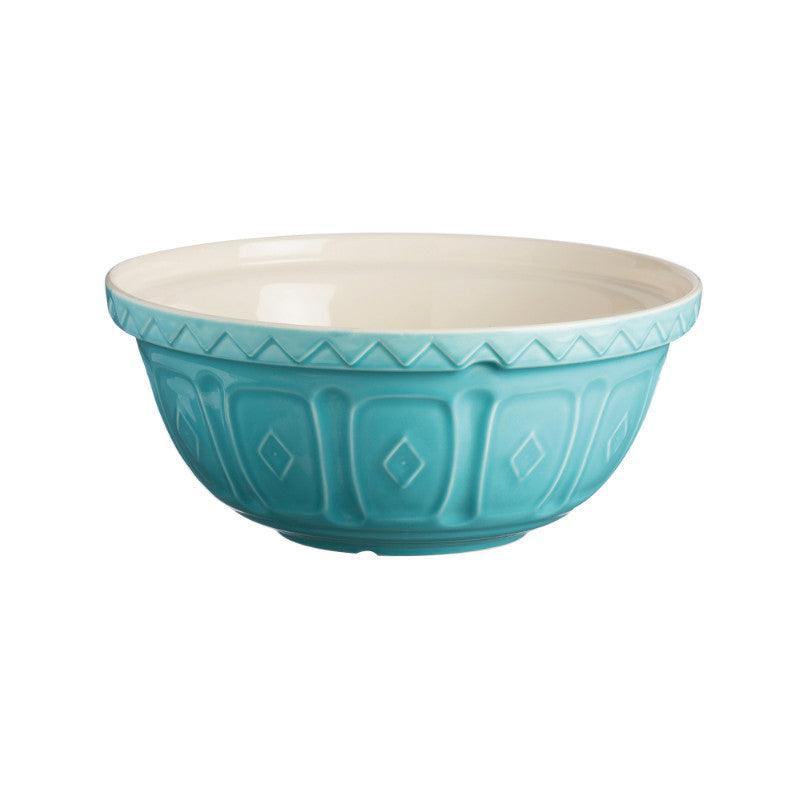 Mason Cash Colour Mix 24cm Mixing Bowl - Turquoise - Potters Cookshop