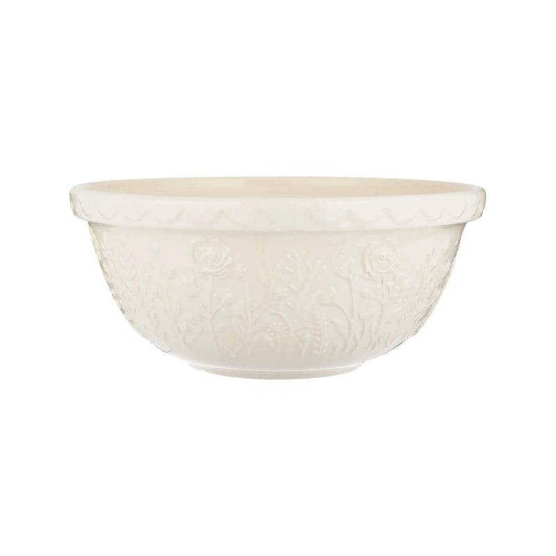 Mason Cash In The Meadow Rose 29cm Stoneware Mixing Bowl - Cream