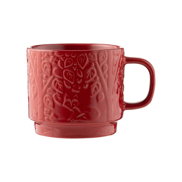 Mason Cash In The Forest 300ml Mug - Red - Potters Cookshop