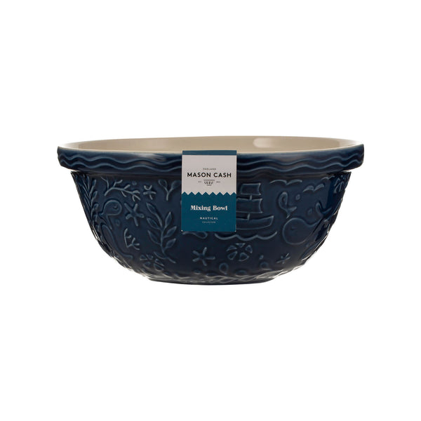 Mason Cash Nautical S12 Stoneware 29cm Mixing Bowl - Navy Blue